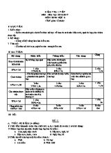 Đề kiểm tra 1 tiết môn Sinh học Lớp 6 - Năm học 2016-2017